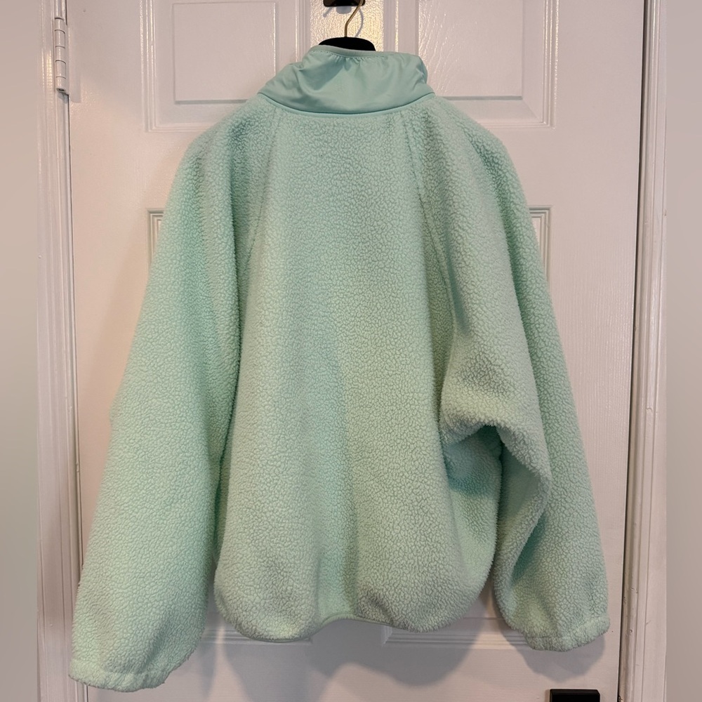 Free People FP Movement Hit The Slopes Fleece Jacket $148 Pistachio Mint size - Picture 4 of 16